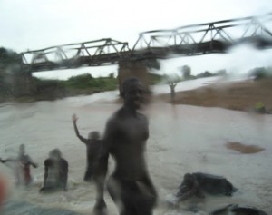 Flooded Roadway, Far North, Cameroon