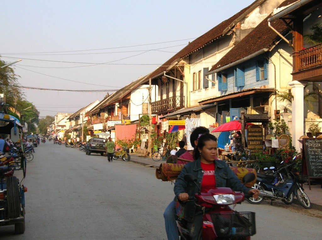 Street In Luang Prabang Laos Laura Zera