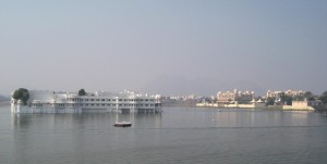 Lake Palace in the distance, Udaipur
